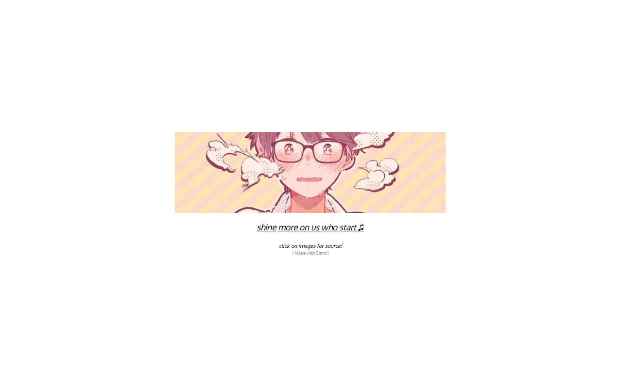 Carrd profile picture for @unnatural